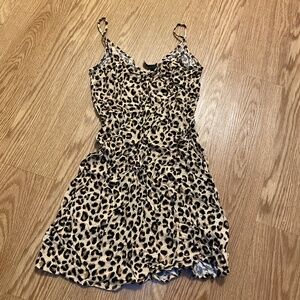 XS CHEETAH MINI DRESS